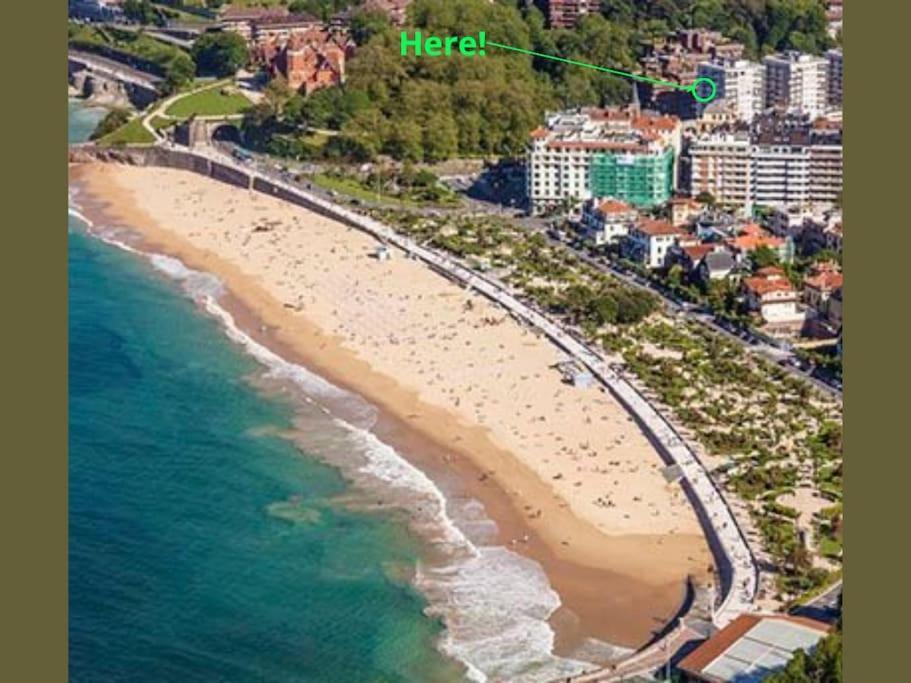 Apartamento A 5Min De La Playa De Ondarreta 산세바스티안 외부 사진